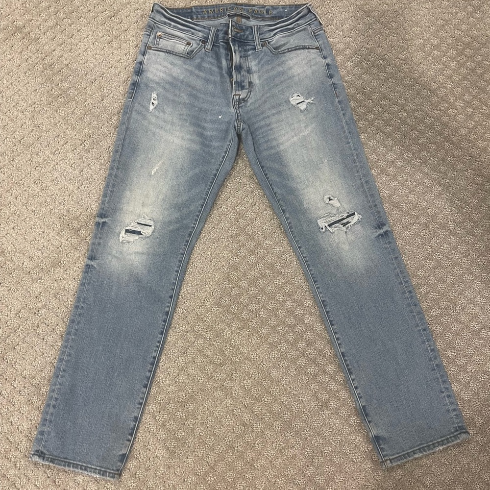 American Eagle ripped jeans